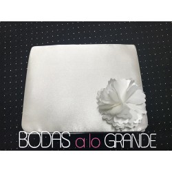 Bolso de fiesta color BLANCO ROTO