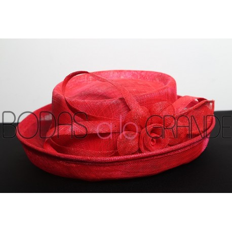 Sombrero color rojo 