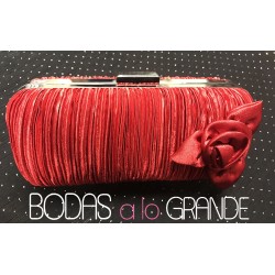 Bolso de fiesta color rojo HDL02